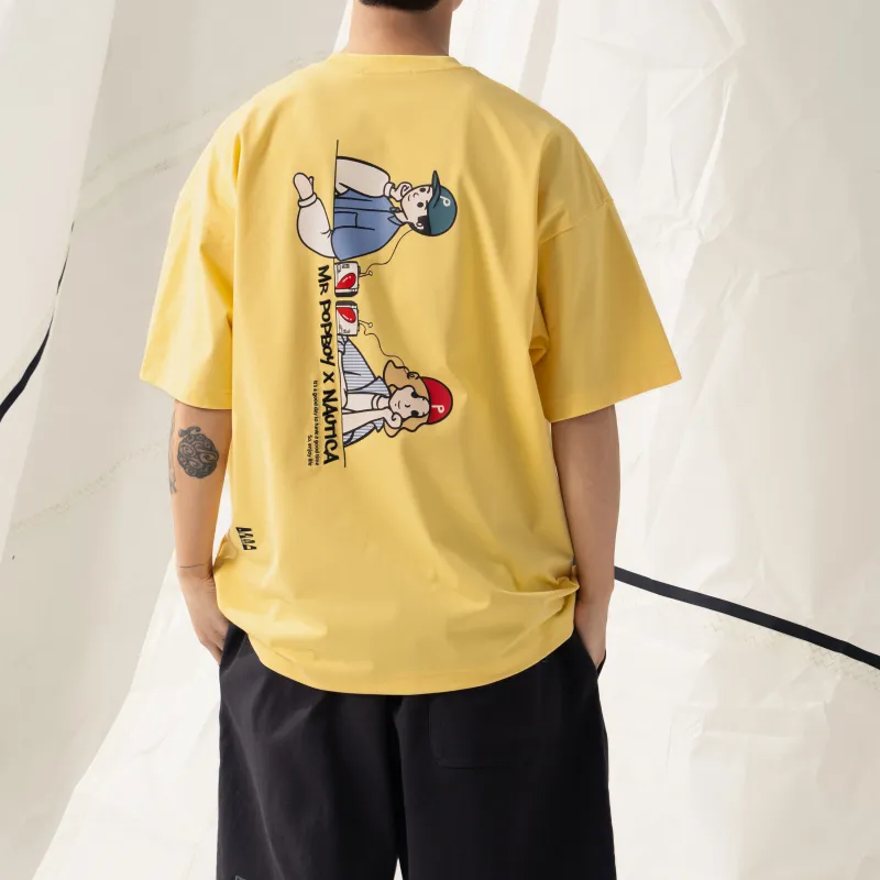 Nautica White Sail Nautica White Sail X POPBOY T Shirts Unisex-4
