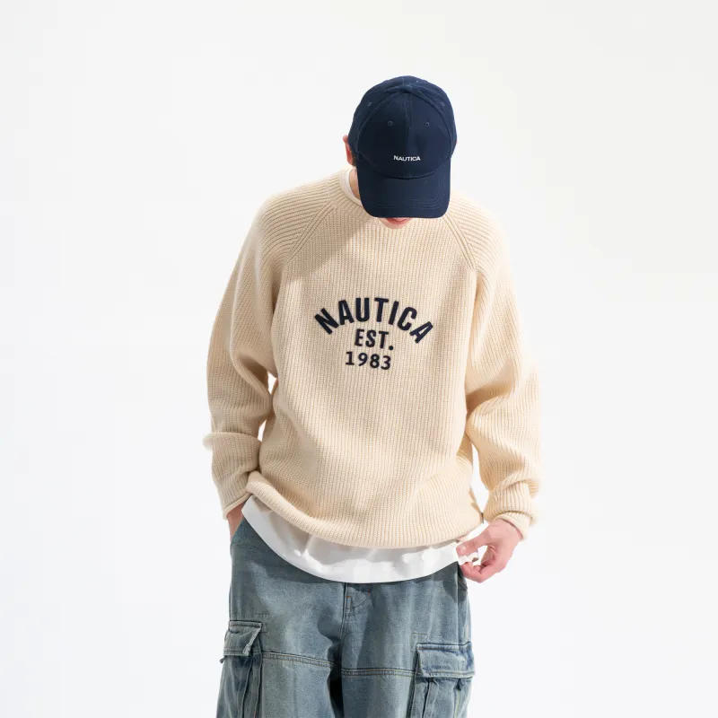 Nautica White Sail Sweater Men's-5