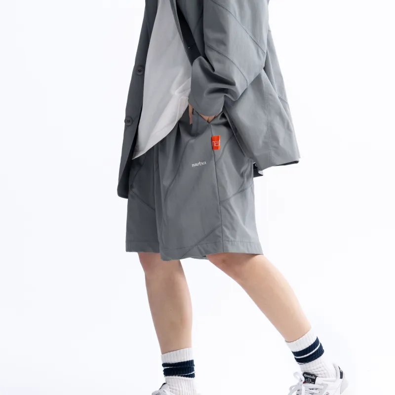 Nautica White Sail Nautica White Sail X Hirotsu Yumoto Co titled Series Casual Shorts Unisex-10