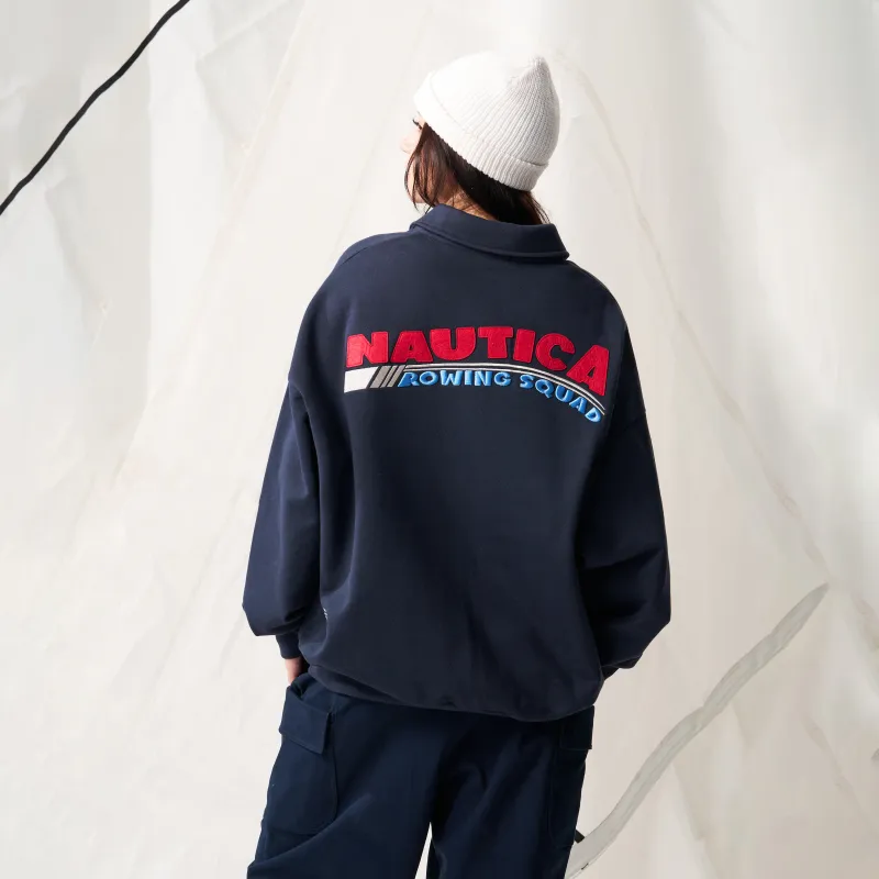 Nautica White Sail Sweatshirt Men's Navy Blue-3