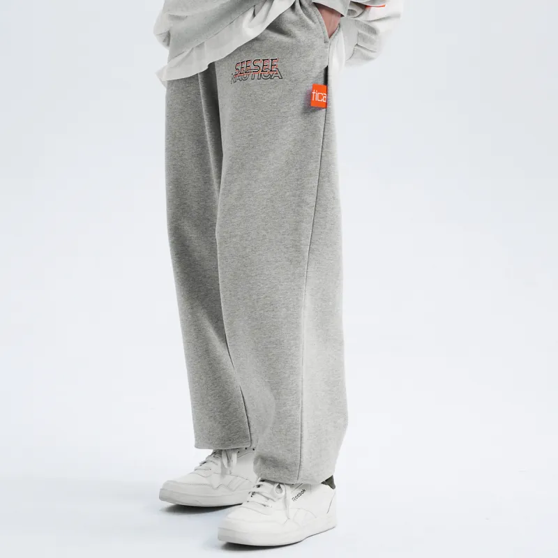 See See X Nautica White Sail Nautica White Sail X SEE SEE Co branded Series Knitted Sweatpants Unisex-3