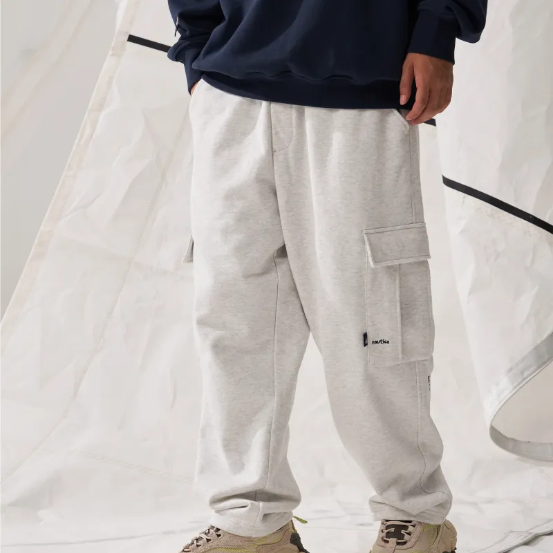 Nautica White Sail Workwear Sweatpants Unisex-14