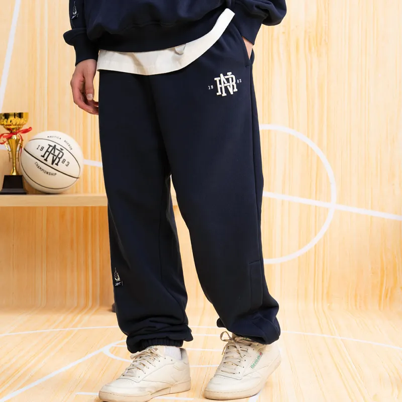 Nautica White Sail Knitted Sweatpants Unisex-17