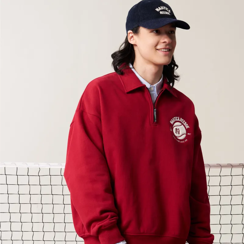 Nautica White Sail Sweatshirt Men's-14