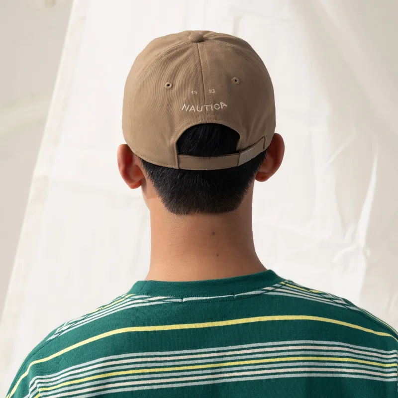 Nautica White Sail Cotton Baseball Caps Unisex-3