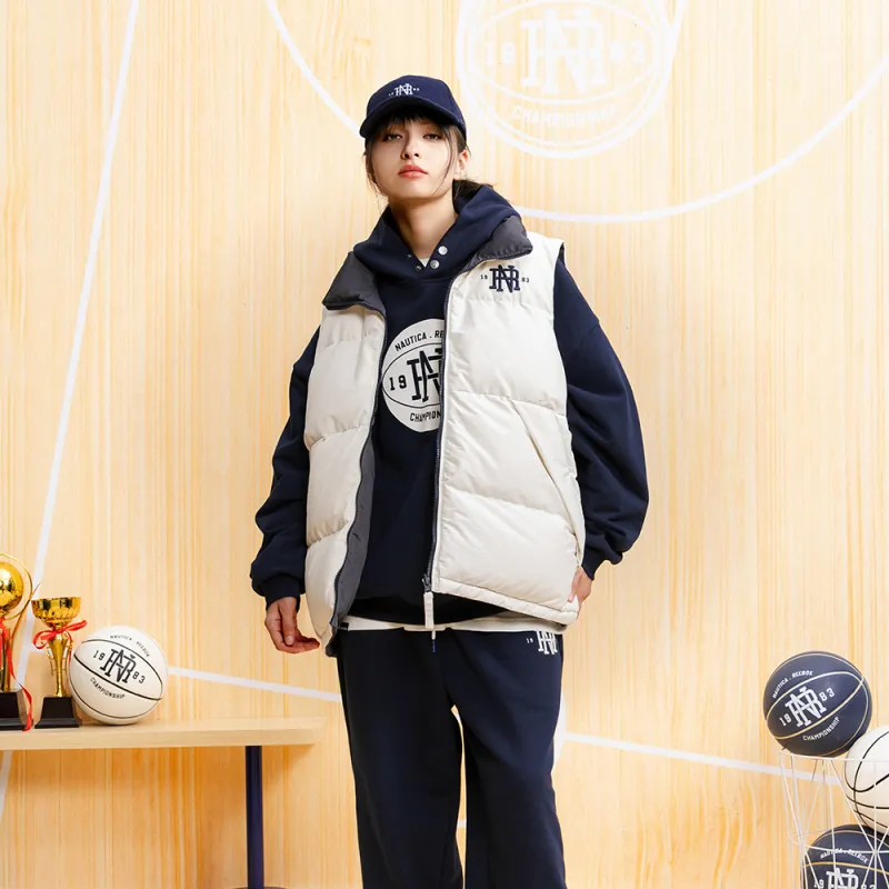 Nautica White Sail Vests Unisex-4