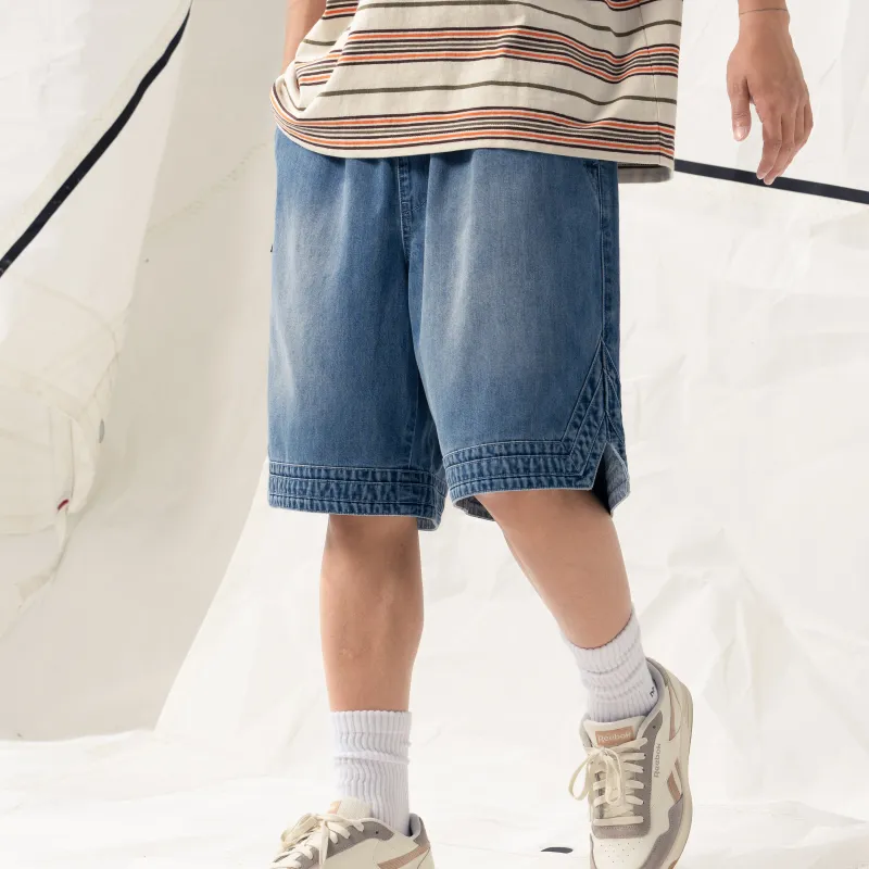 Nautica White Sail Nautica White Sail SS24 Denim Shorts Unisex-9