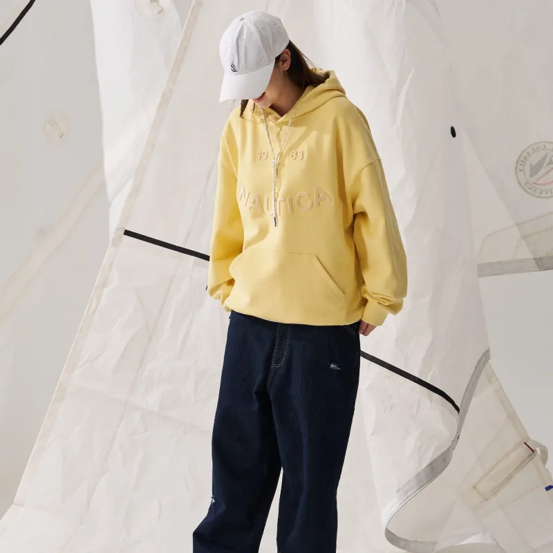Nautica White Sail Long-Sleeved Sweatshirt Unisex-14
