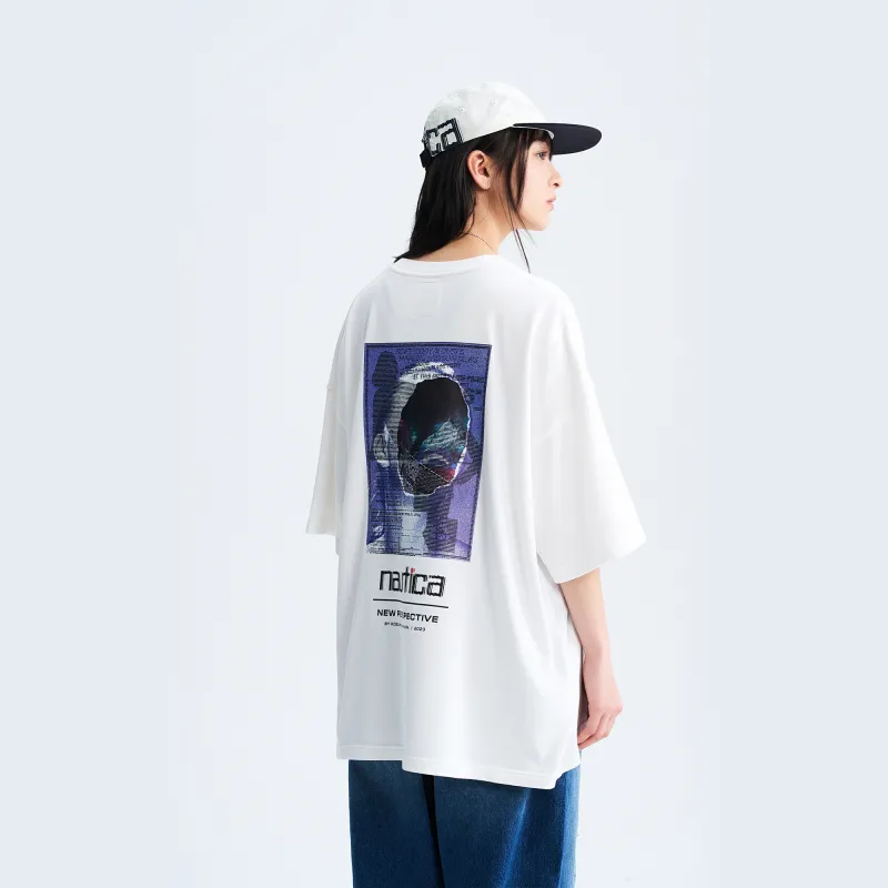 Nautica White Sail T Shirt Unisex-3