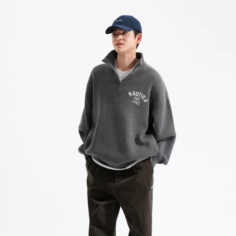 Nautica White Sail Sweater Men's-7