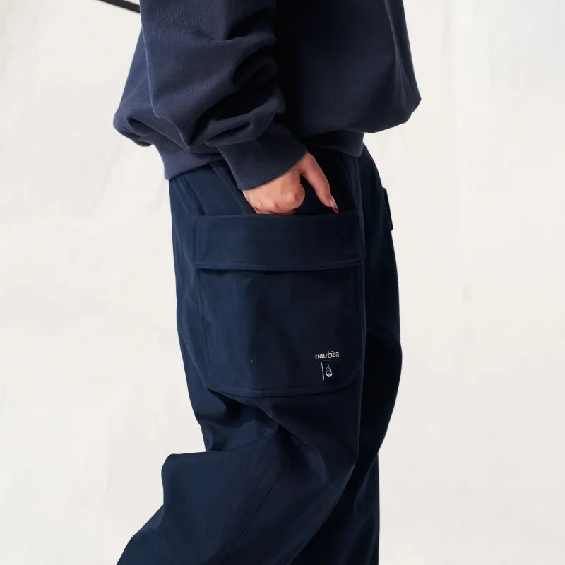 Nautica White Sail Knitted Sports Pants Men's-10