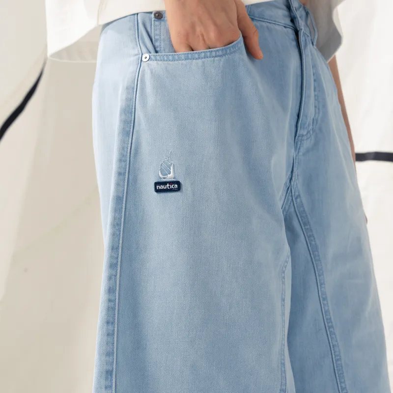 Nautica White Sail Nautica White Sail SS24 Denim Shorts Unisex Light Blue-7