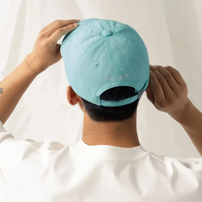 Nautica White Sail Cotton Baseball Caps Unisex-13
