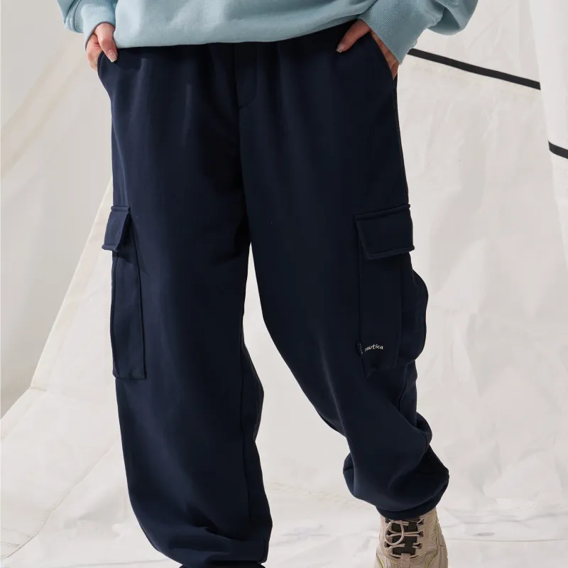 Nautica White Sail Workwear Sweatpants Unisex-3