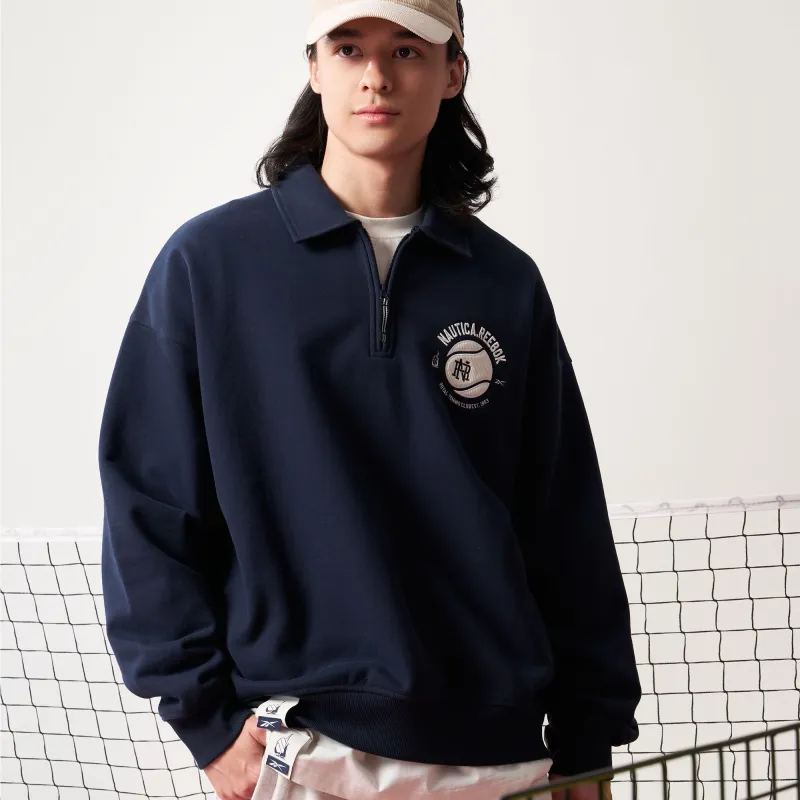 Nautica White Sail Sweatshirt Men's-8