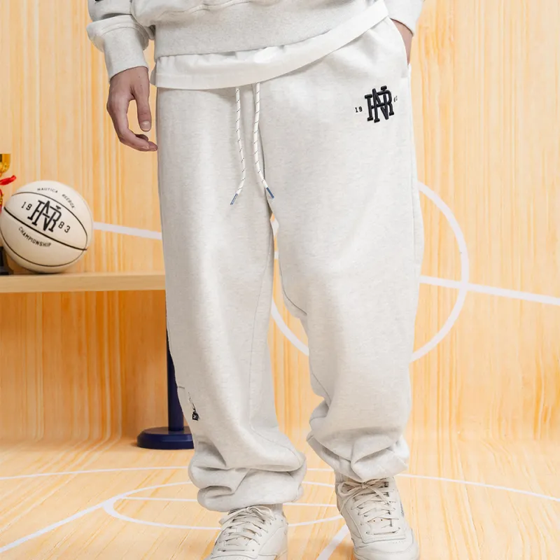 Nautica White Sail Knitted Sweatpants Unisex-2