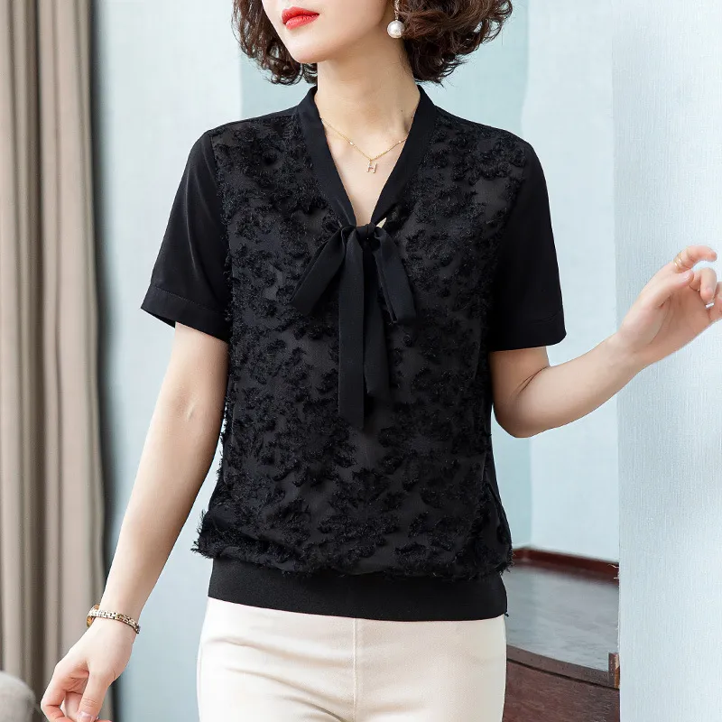 Mu Qingqing Chiffon Shirt Women's-2