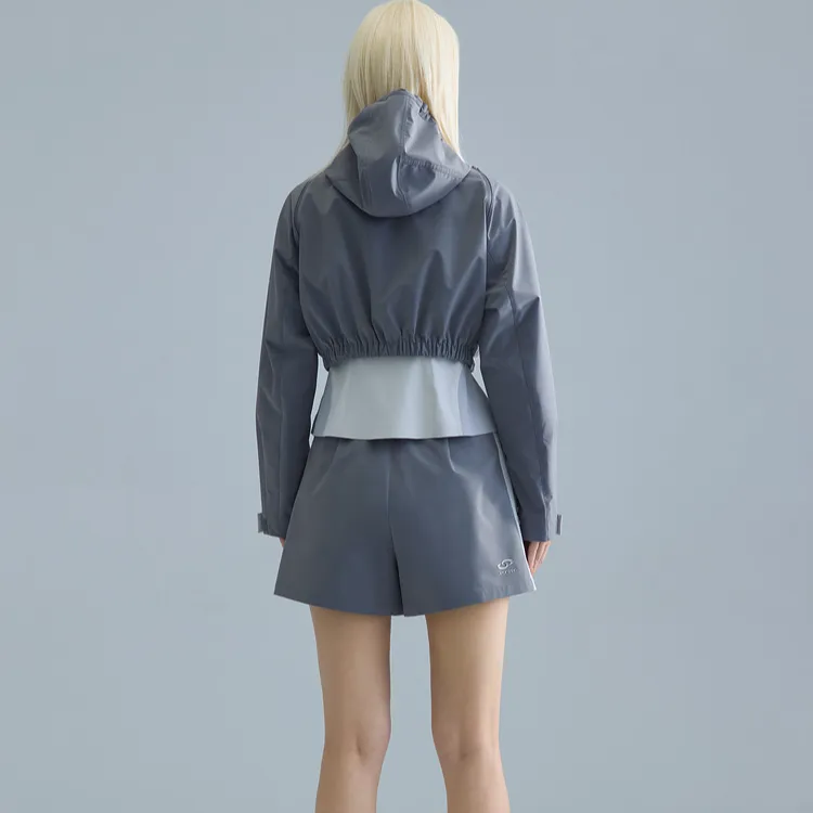 UPON PRO Jackets Coats Women's Forest Shadow Gray-2
