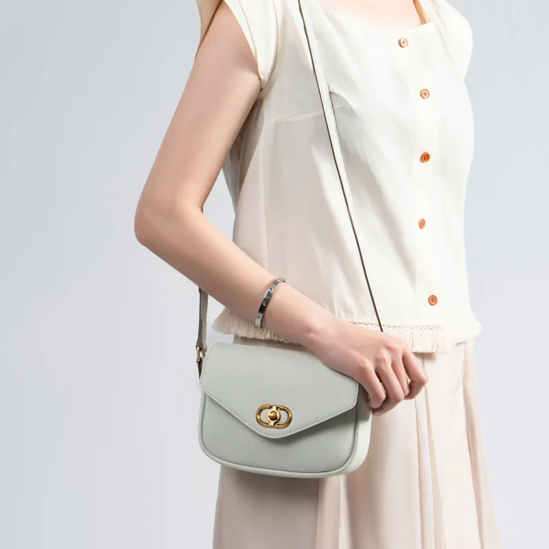 Chrisdien Deny Split Cow Leather Tofu Bag, Small Square Bag, Crossbody Bag, Shoulder Bag Women's Multicolor-16