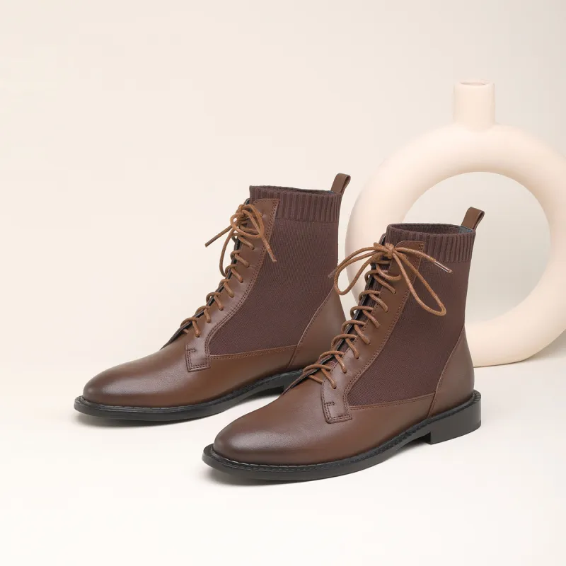 Chrisdien Deny Ankle Boots 2.5CM Women's Light Brown-5