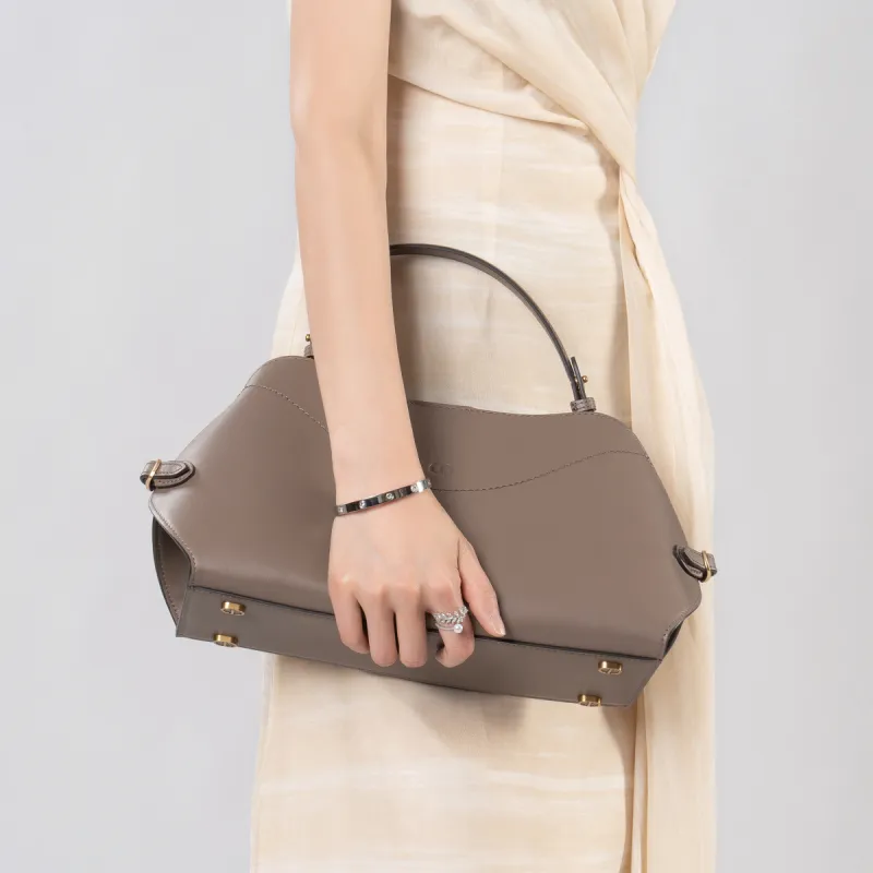 Chrisdien Deny Cow Leather Handbag Shoulder Bag Regular Women's Multicolor-13