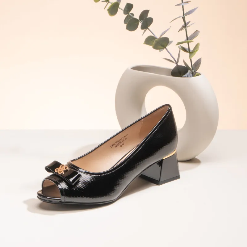 Chrisdien Deny Chunky Heel High Heels 4.5CM Women's-12