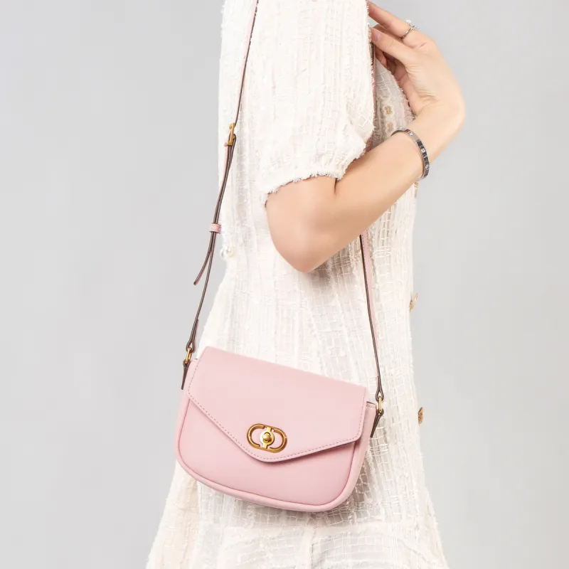 Chrisdien Deny Split Cow Leather Tofu Bag, Small Square Bag, Crossbody Bag, Shoulder Bag Women's Multicolor-4