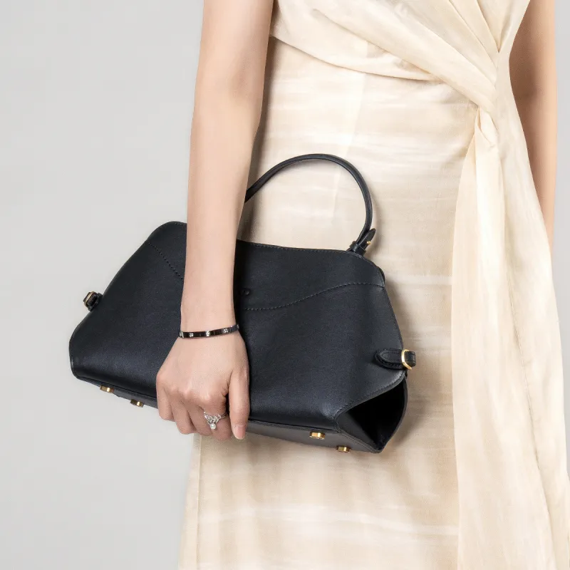 Chrisdien Deny Cow Leather Handbag Shoulder Bag Regular Women's Multicolor-19