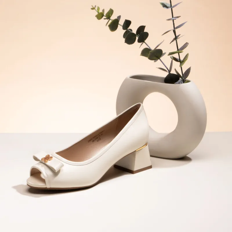 Chrisdien Deny Chunky Heel High Heels 4.5CM Women's-5