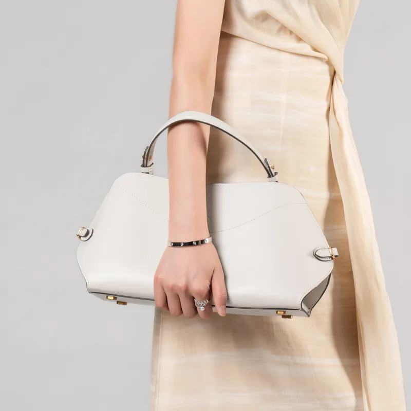 Chrisdien Deny Cow Leather Handbag Shoulder Bag Regular Women's Multicolor-6