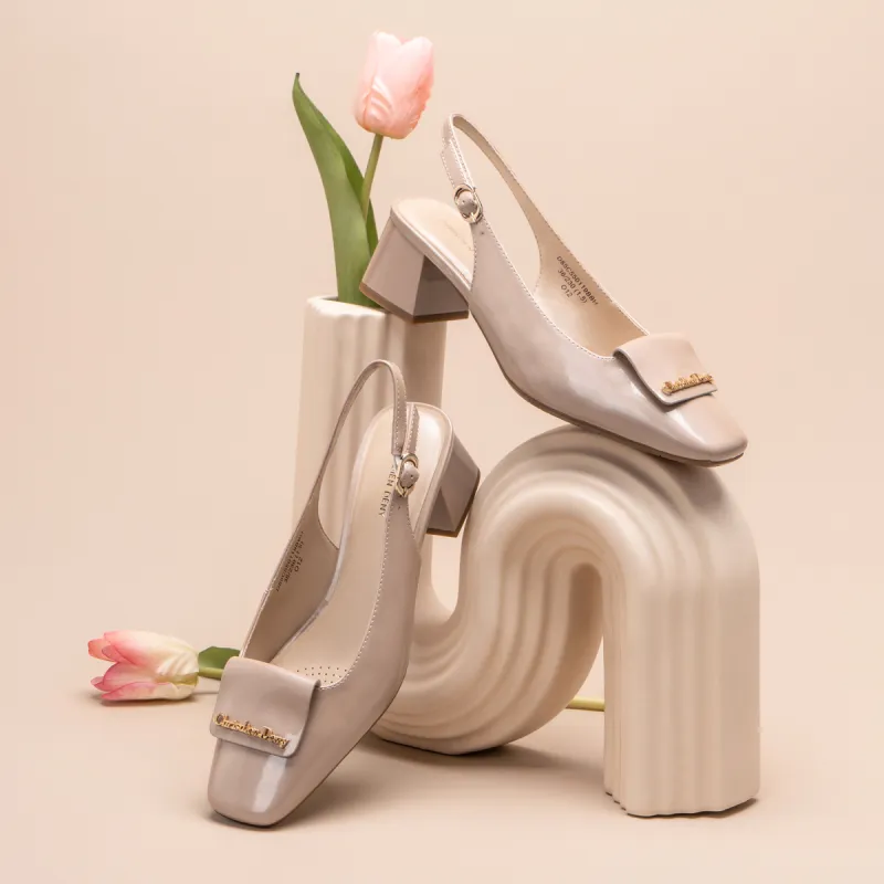Chrisdien Deny Block Heel High Heels 5.5CM Women's-13