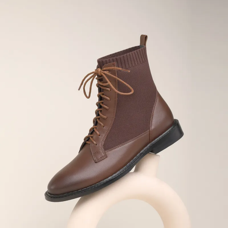Chrisdien Deny Ankle Boots 2.5CM Women's Light Brown-6