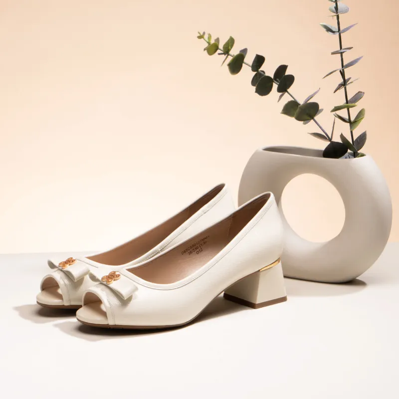 Chrisdien Deny Chunky Heel High Heels 4.5CM Women's-4