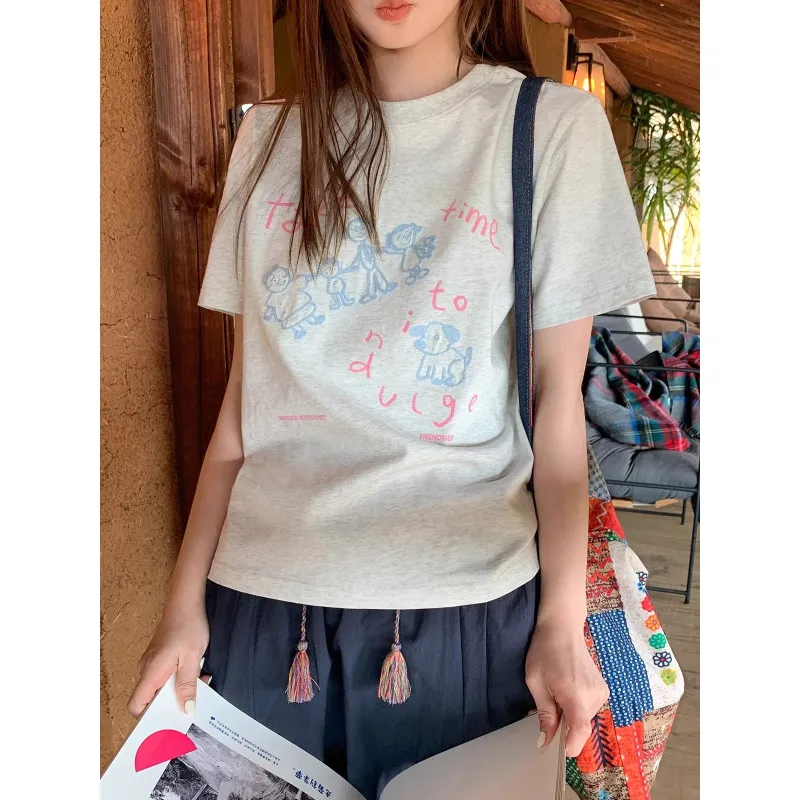 ASURBU Set in Sleeve T Shirt Women's-1
