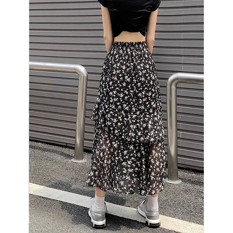 Pa33word Casual Long Skirt Women's-3
