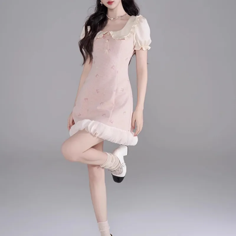 TORIGHT Sleeveless Dress Women's Pink-3