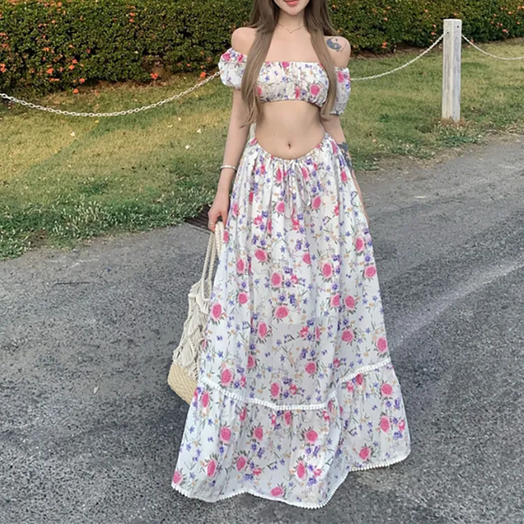 TORIGHT Two Piece Skirt Sets Women's-3