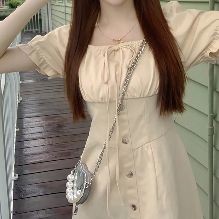 TORIGHT Short Sleeved Dress Women's-5