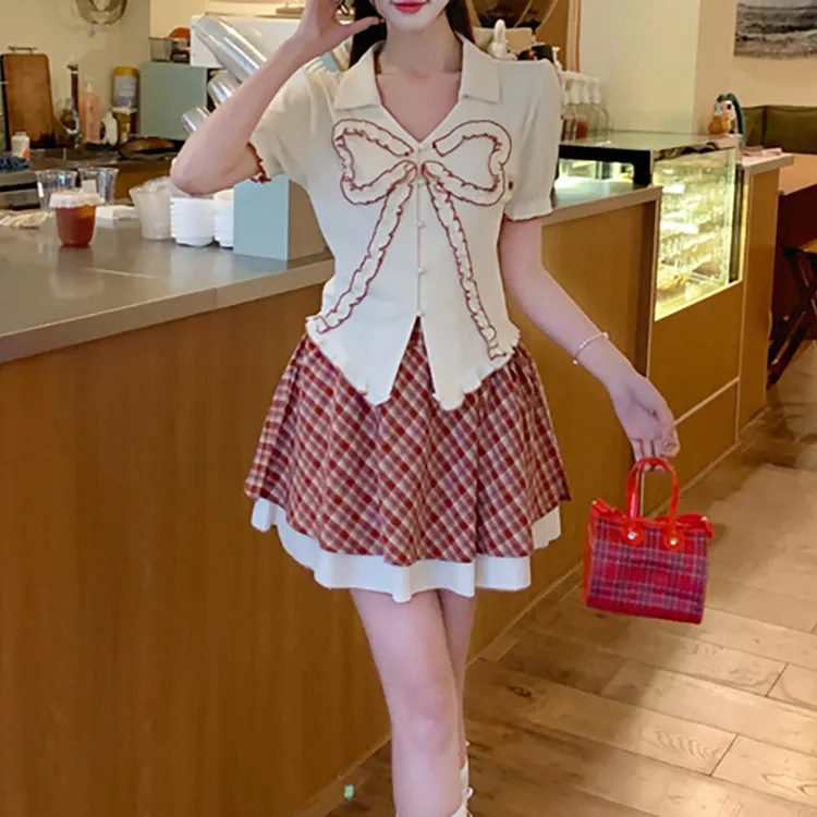 TORIGHT Two Piece Skirt Sets Women's-6
