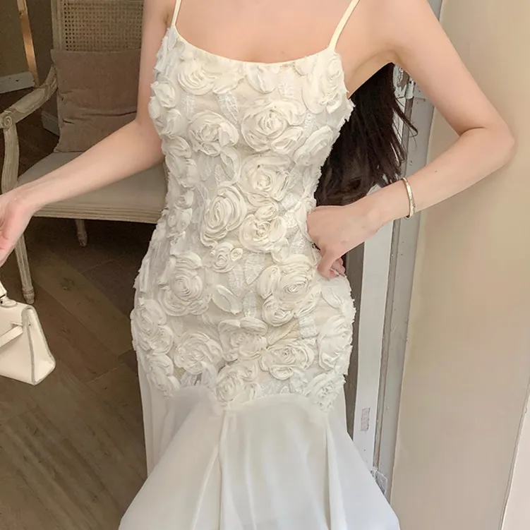 TORIGHT Slip Dresses Women's Light Apricot+Bowknot Hair Tie Comes With-4