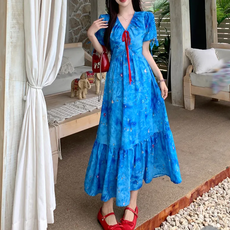 TORIGHT Short Sleeved Dress Women's-5