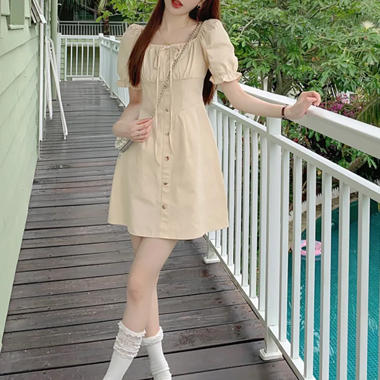 TORIGHT Short Sleeved Dress Women's-4