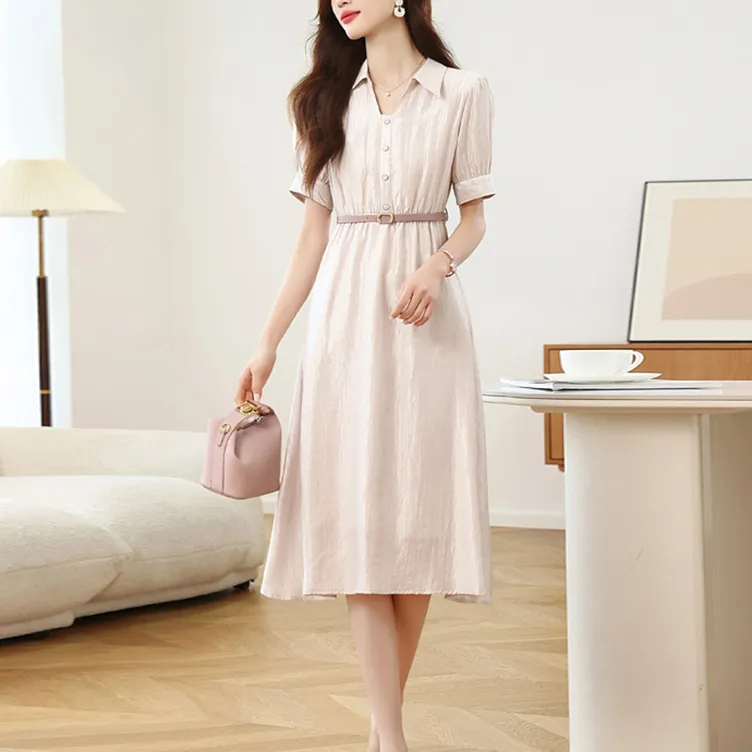 TORIGHT Short Sleeved Dress Women's-5