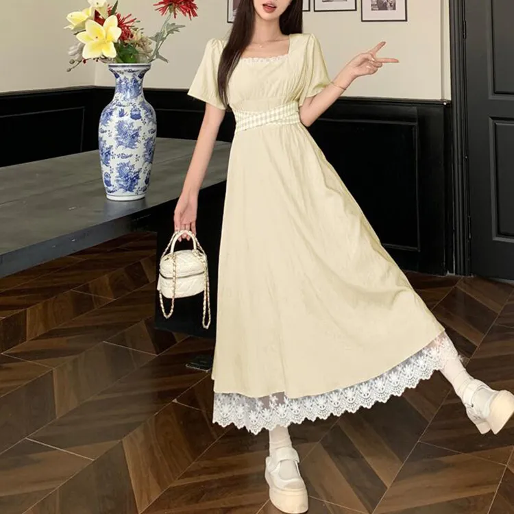 TORIGHT Short Sleeved Dress Women's-11
