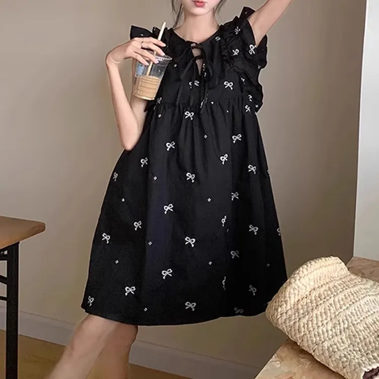 TORIGHT Sleeveless Dress Women's Black-2