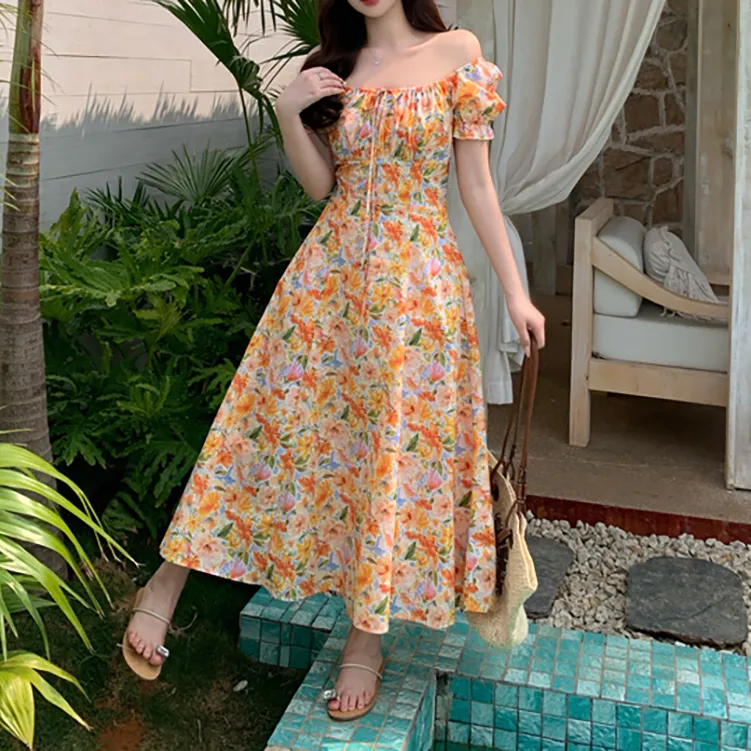 TORIGHT Short Sleeved Dress Women's-3