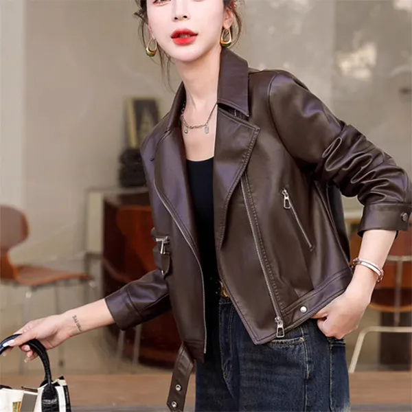 TORIGHT Leather Jackets Women's-2