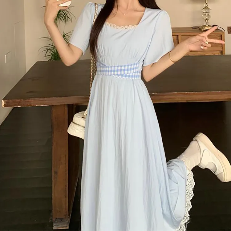TORIGHT Short Sleeved Dress Women's-5