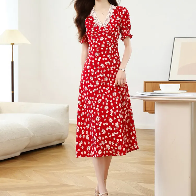 TORIGHT Short Sleeved Dress Women's-4