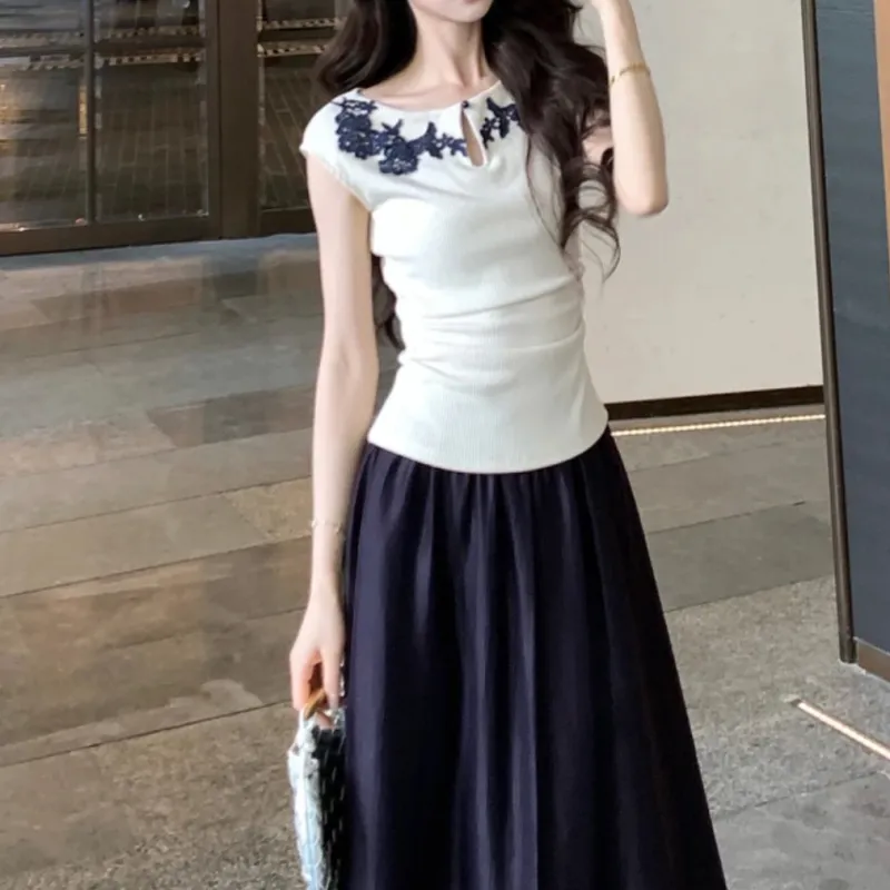 TORIGHT Two Piece Skirt Sets Women's-3